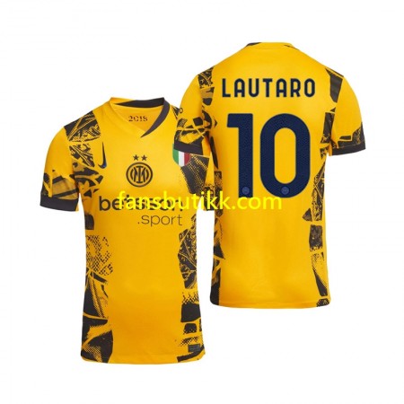 Fotballdrakt Inter Milan Lautaro 10 Tredjetrøye 2024-2025 Kortermet